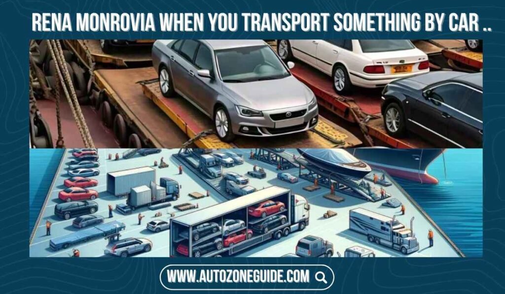 rena monrovia when you transport something by car ..